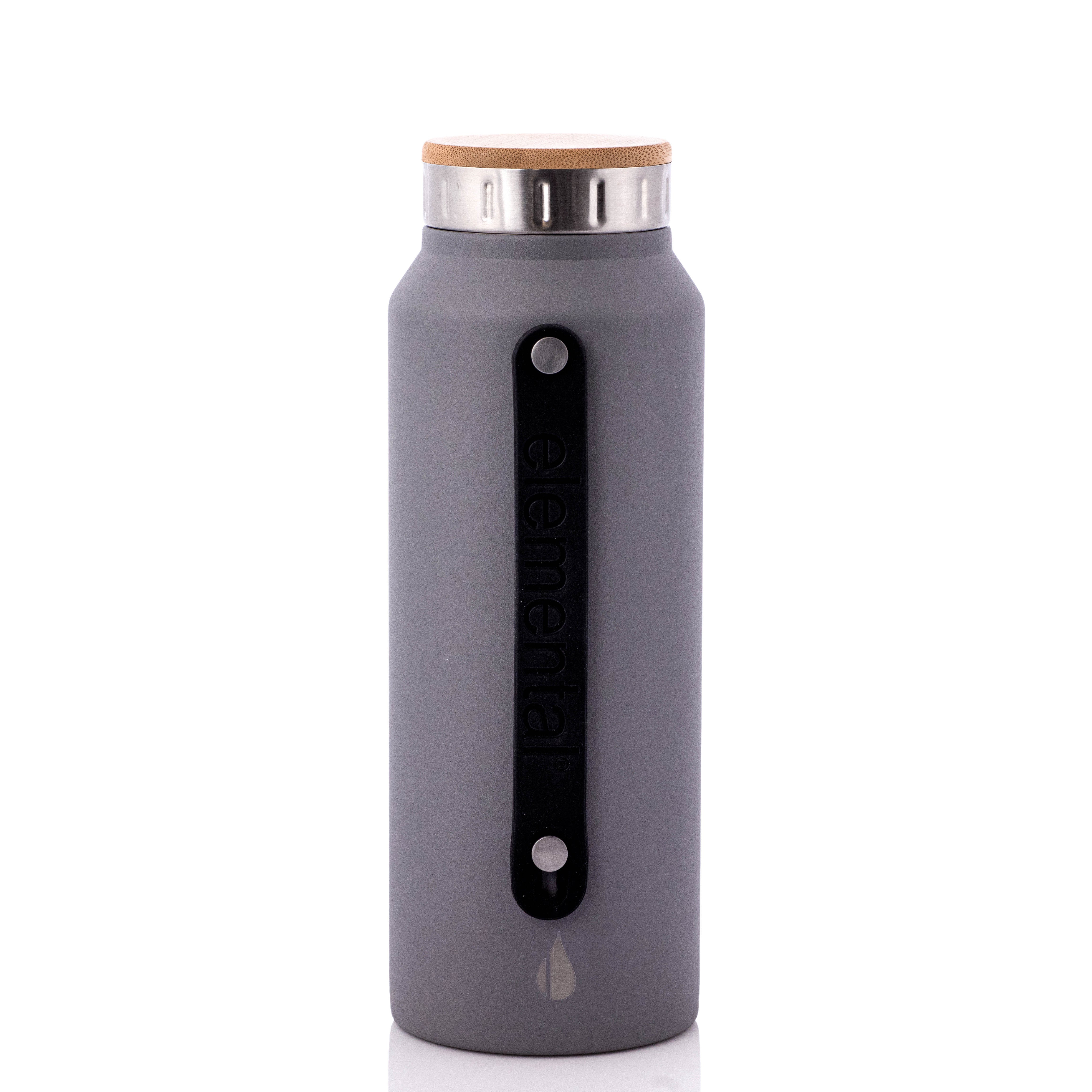 Customizable Elemental® 32 oz Insulated Stainless Steel Bottle in graphite