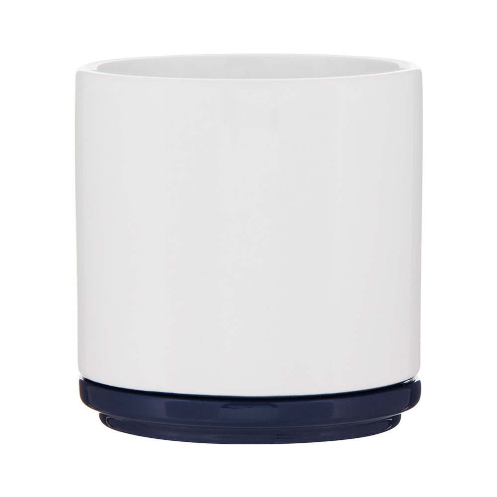 22 oz Blume Ceramic Planter navy.