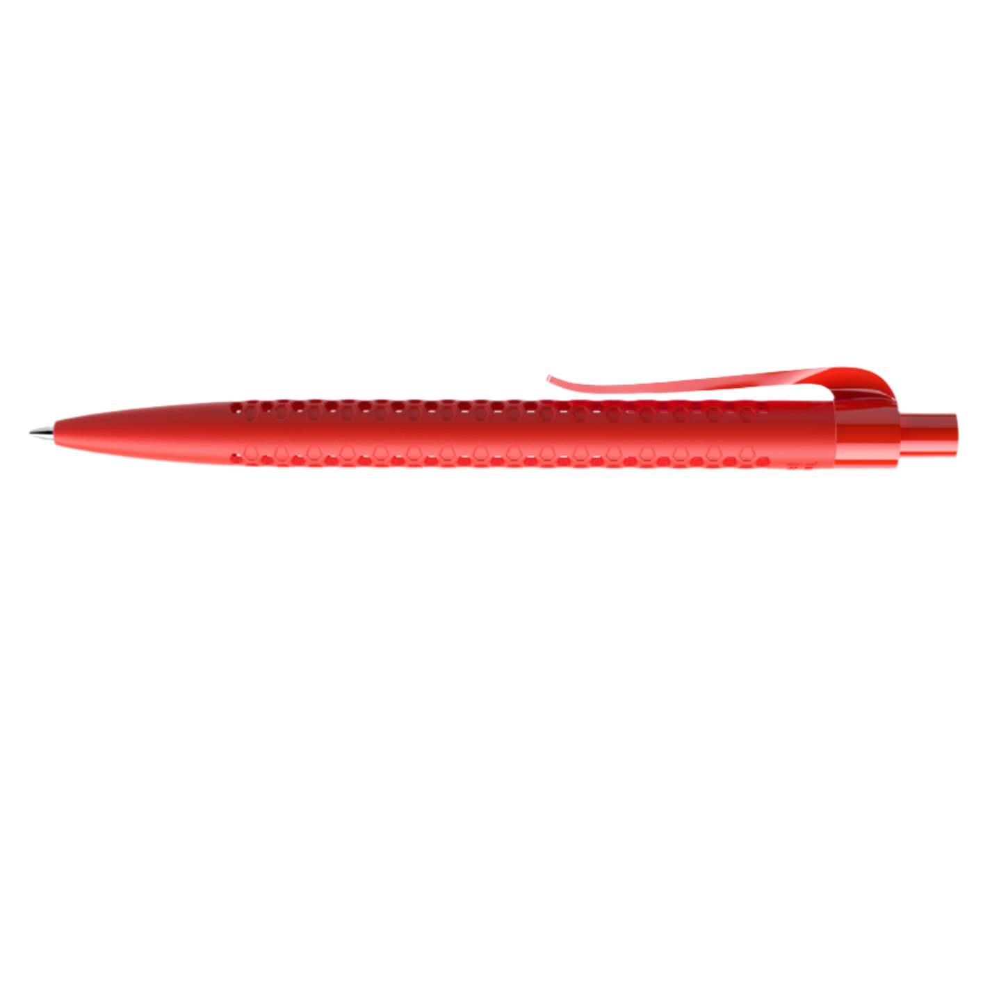 Customizable prodir qs40 biodegradable pen in red.