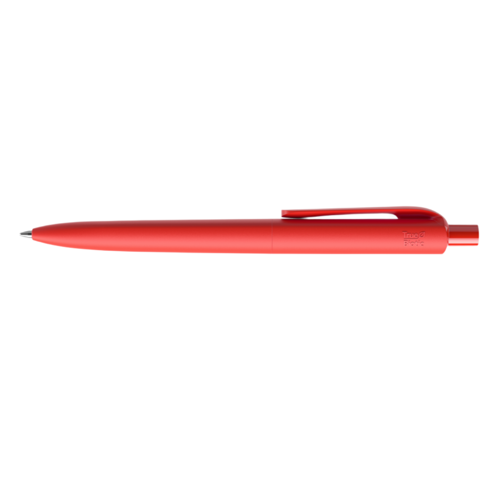 Customizable prodir DS8 biodegradable pen in night red.