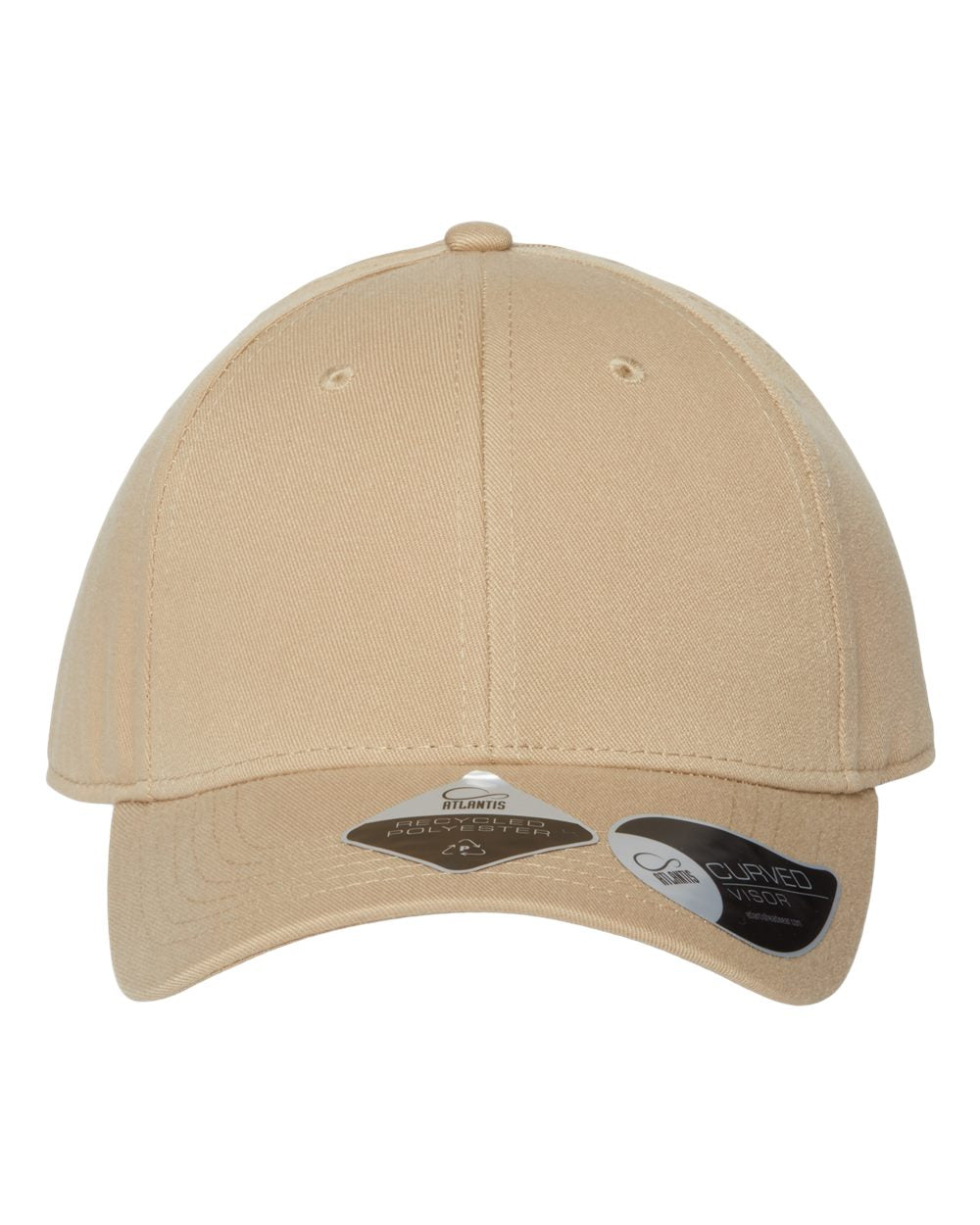 Customizable Atlantis Headwear Structured Joshua Hat in tan.