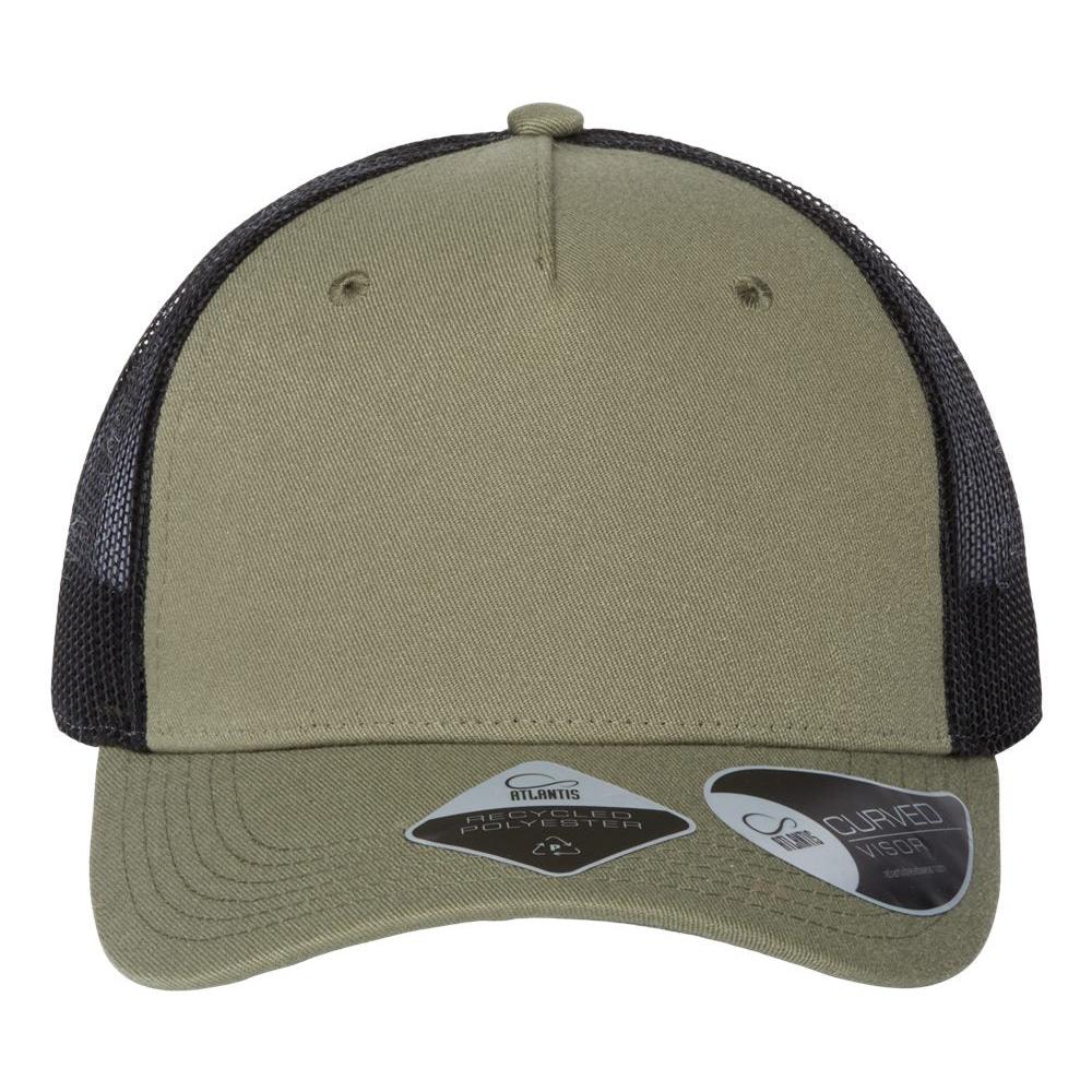 Customizable recycled polyester Atlantis truck hat in green
