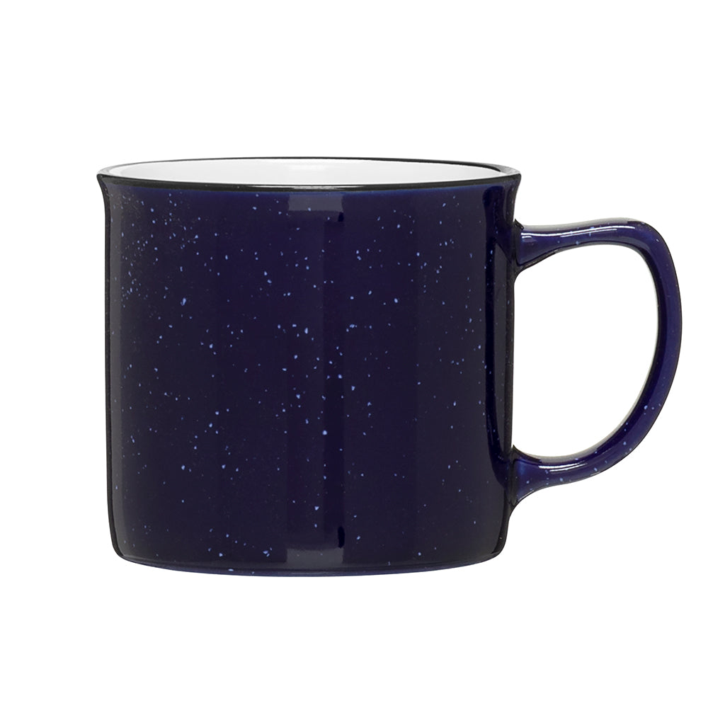 12 oz Speckled Stoneware Mug in navy