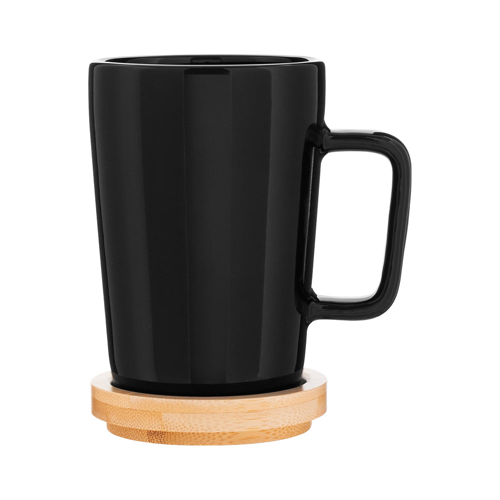 14 oz Sonder Mug with Bamboo Coaster