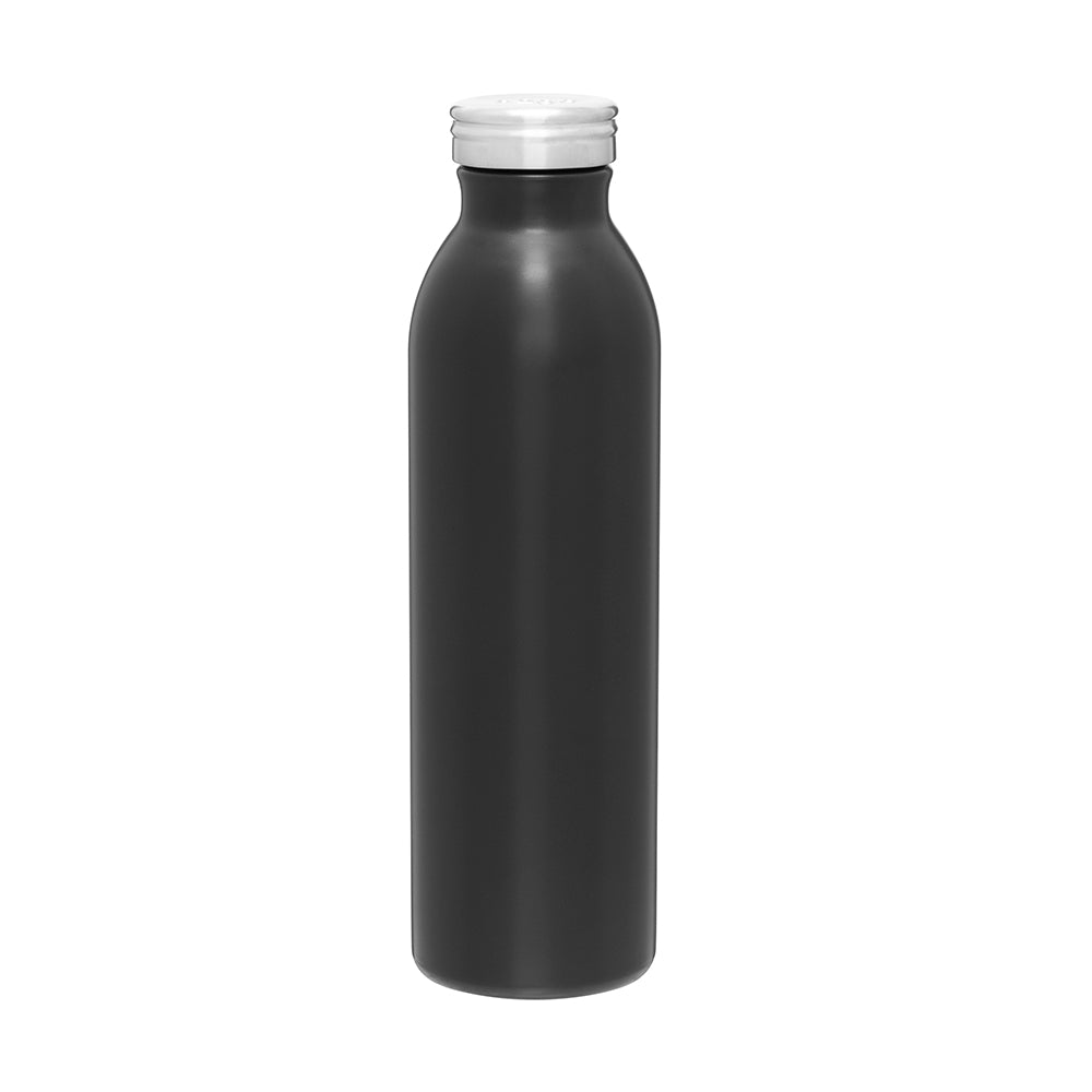 Customizable 21 oz Insulated Stainless Steel Easton Bottle in black.