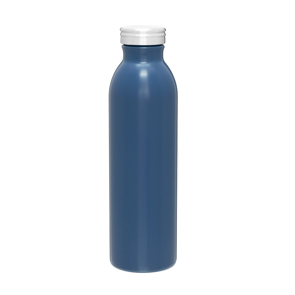 Customizable 21 oz Insulated Stainless Steel Easton Bottle in navy.