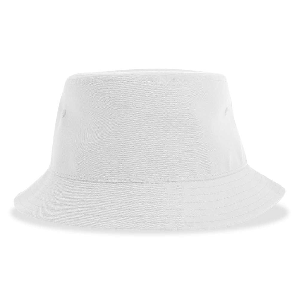 Customizable Atlantis Headwear Geob Bucket Hat in white