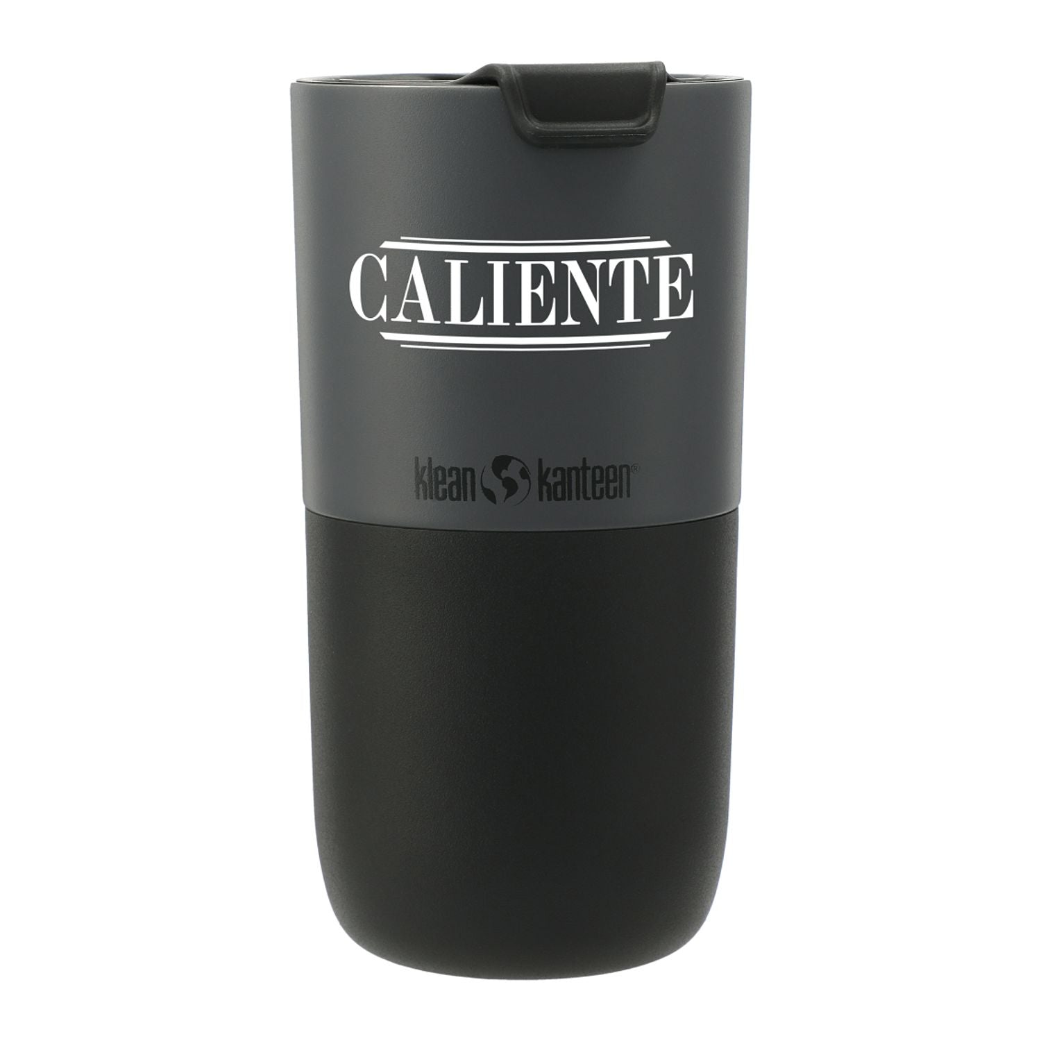 Klean Kanteen 16 oz Eco Rise Stainless Steel Tumbler in asphalt black.