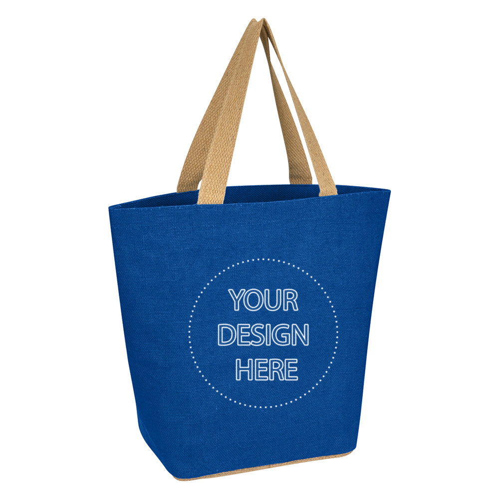 Marketplace Jute Tote Bag