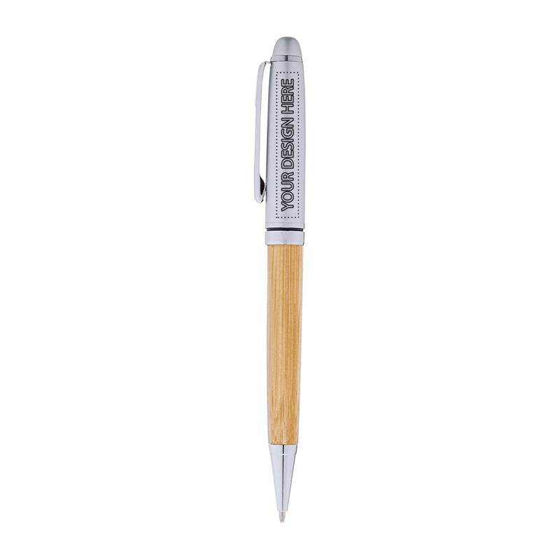 Customizable Bamboo Twist Pen