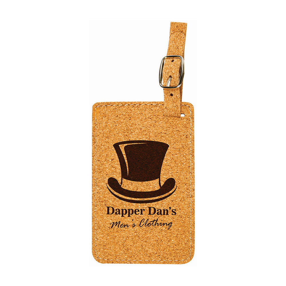 Cork Luggage Tag