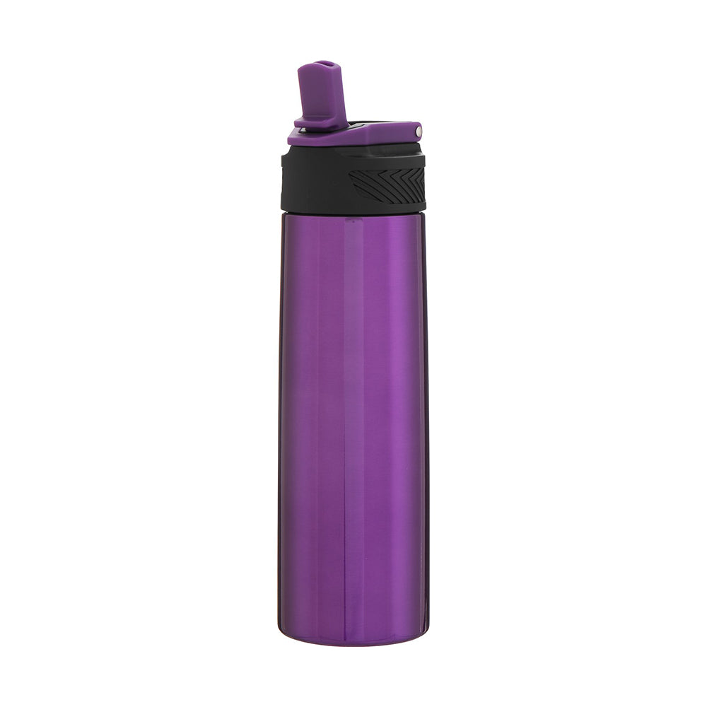 Customizable h2go® 24 oz Watson Recycled Stainless Steel Bottle in purple.