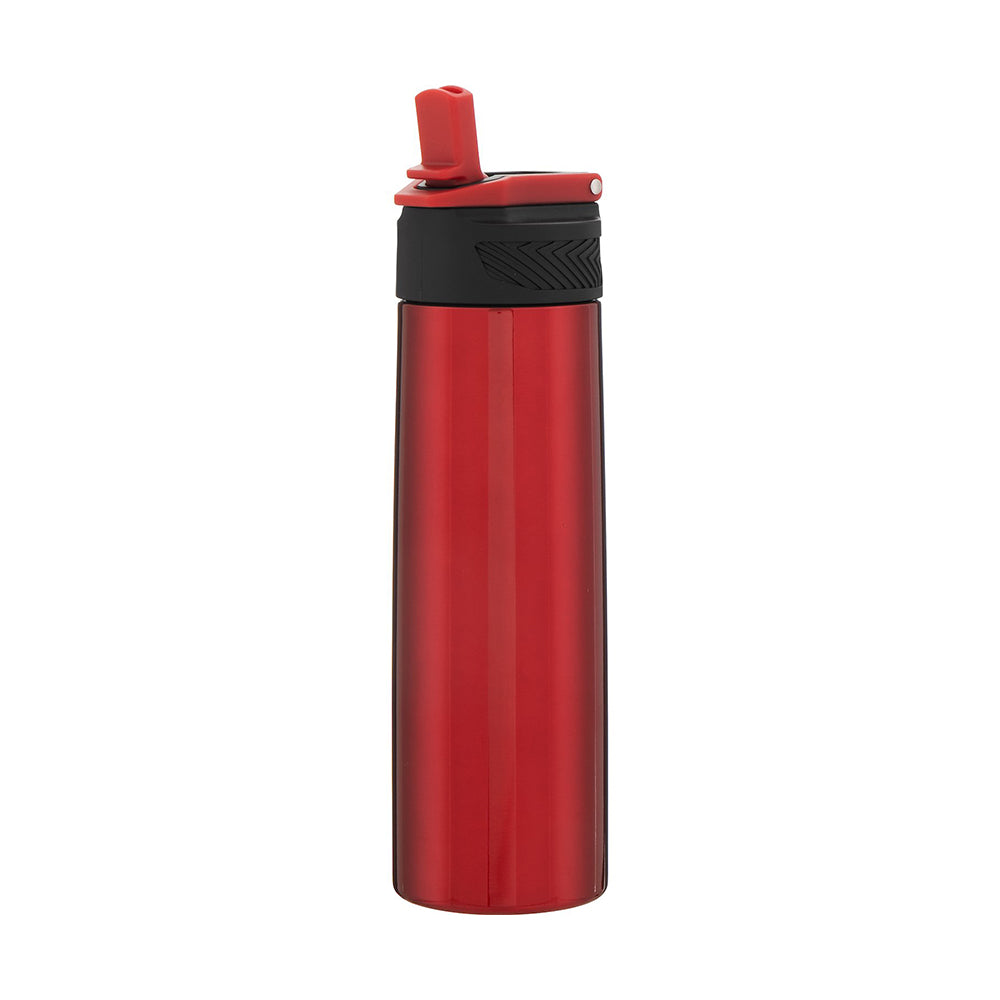 Customizable h2go® 24 oz Watson Recycled Stainless Steel Bottle in red.