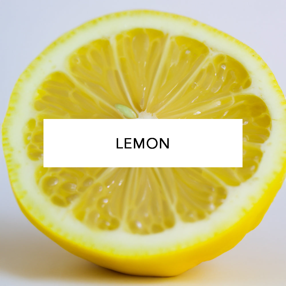 Essential Oil In Glass Dropper Bottle, lemon.