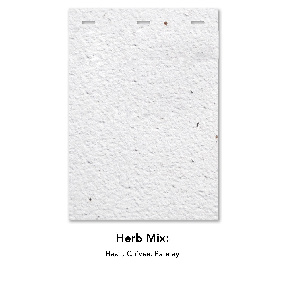 Customizable Seeded Paper Name Badge - Made in the USA