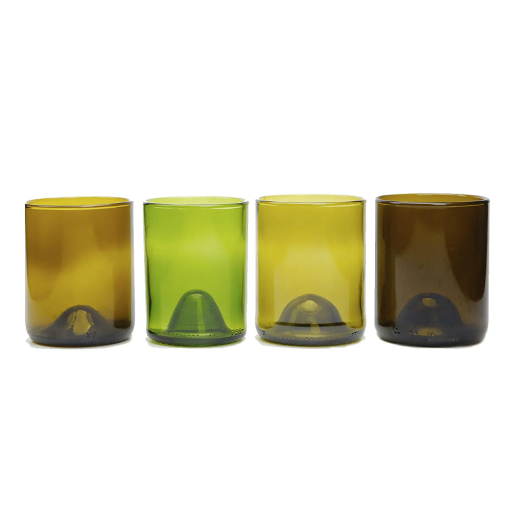 Customizable Recycled Refresh Glass 12 oz Singlet in assorted colors