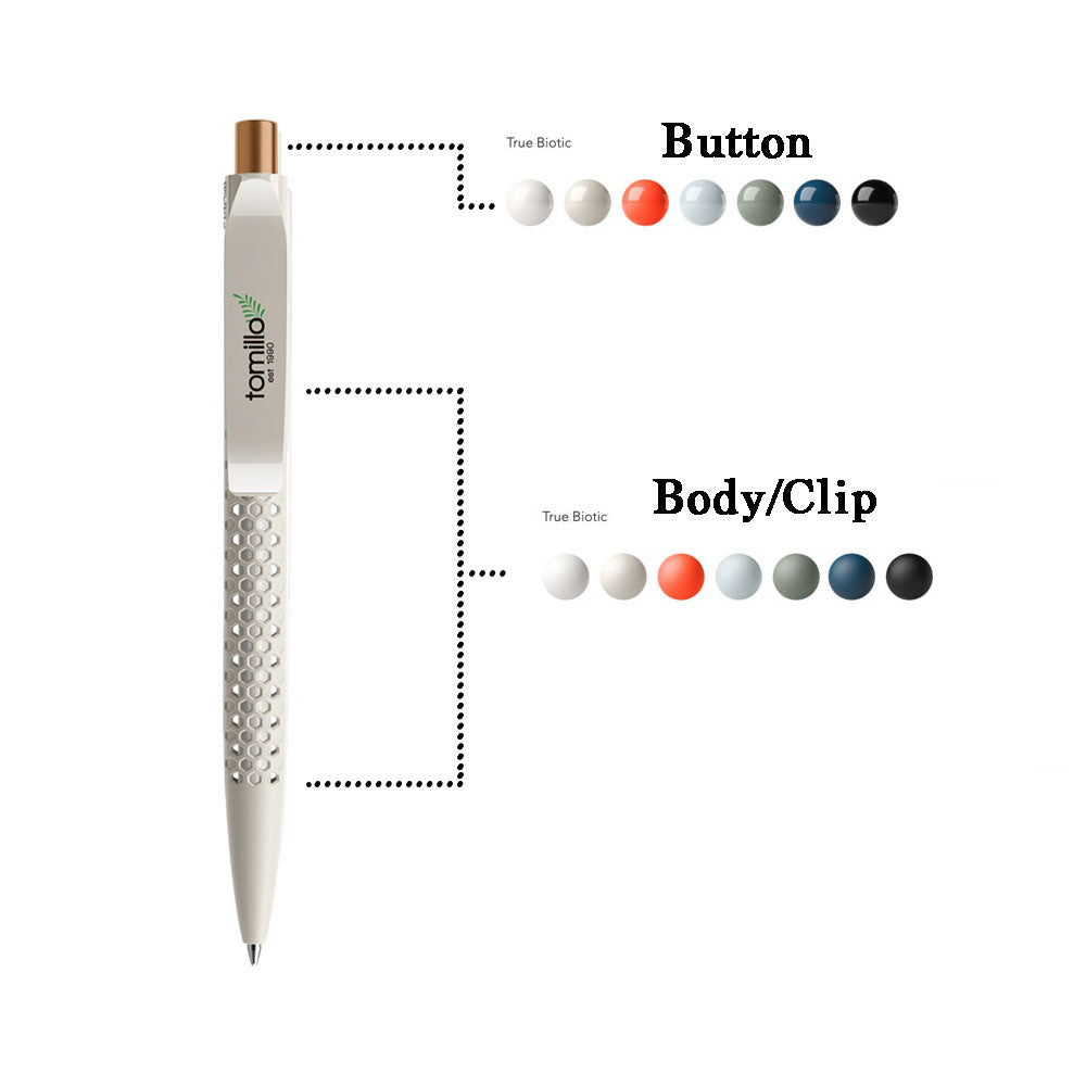 Customizable prodir QS40 biodegradable pen color options.