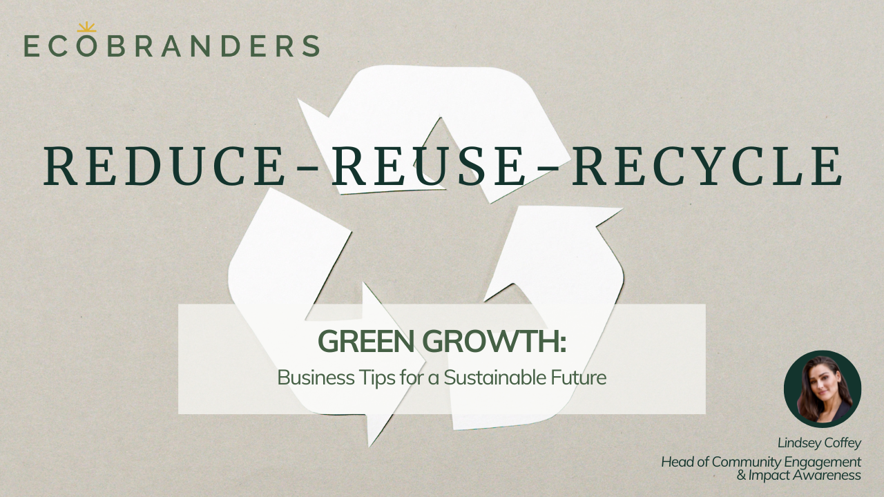 How to incorporate Reduce, Reuse, Recycle into an eco-conscious brande