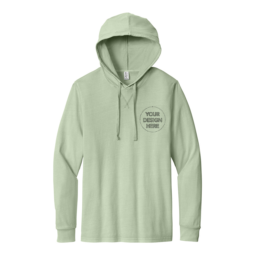 Allmade® Unisex Mineral Dye Organic Cotton Hoodie  in green.