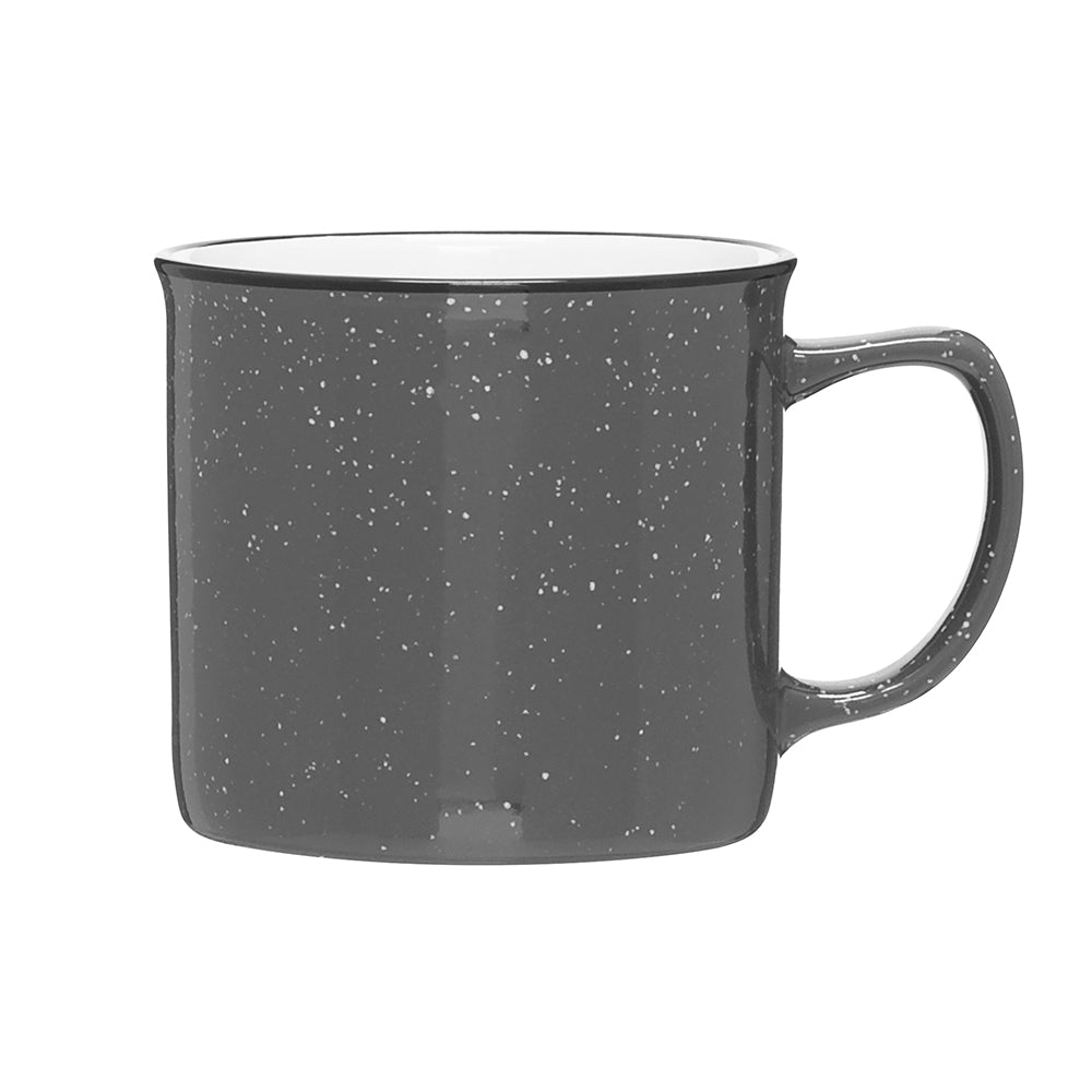 12 oz Speckled Stoneware Mug in gray
