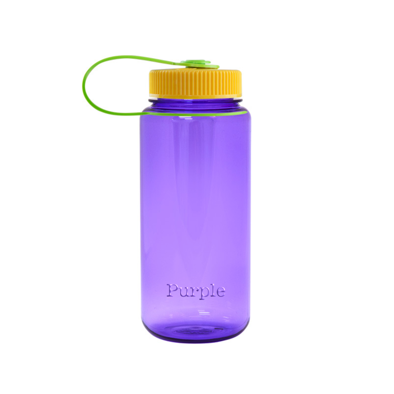 Customizable 16 ounce wide-mouth Nalgene Sustain bottle in Purple.