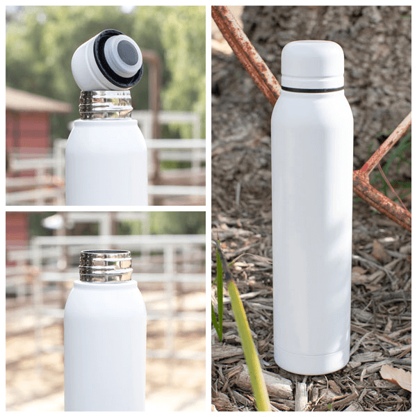 Customizable 17 oz Insulated Stainless Steel Silo Bottle
