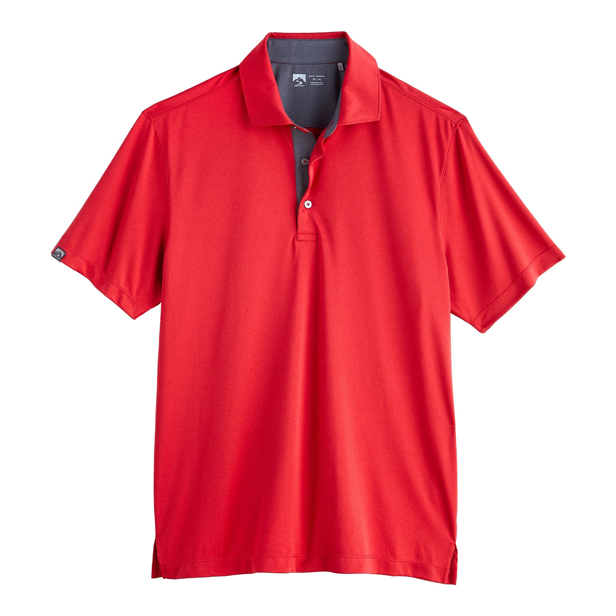 Storm Creek® Men's Recycled Visionary III Polo in red.