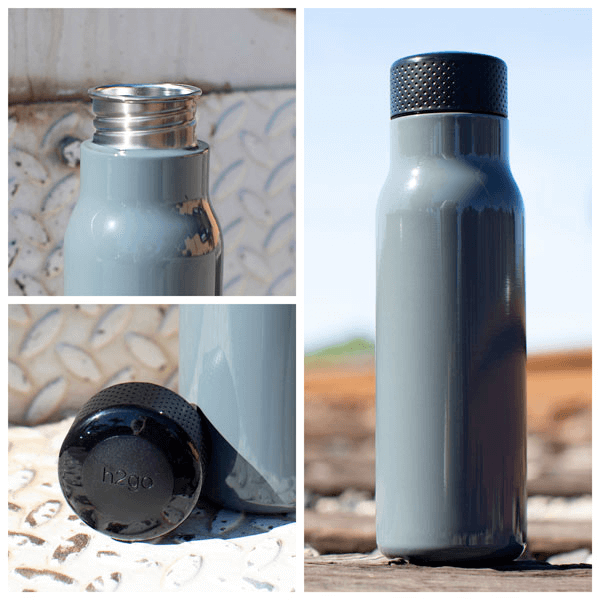 Customizable 25 oz Single-Wall Stainless Steel Tread Bottle