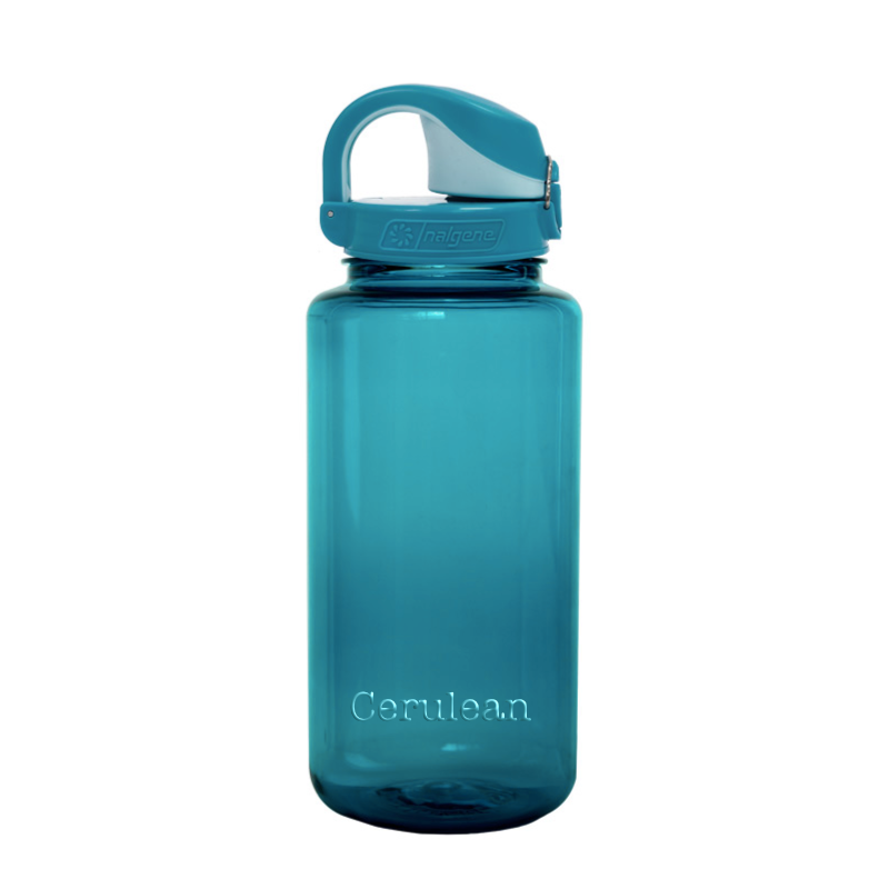 Customizable Nalgene® 32 oz On-The-Fly Sustain Bottle in Cerulean