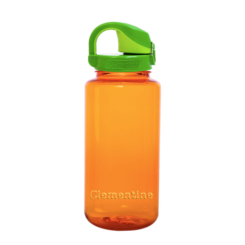 Customizable Nalgene® 32 oz On-The-Fly Sustain Bottle in Clementine