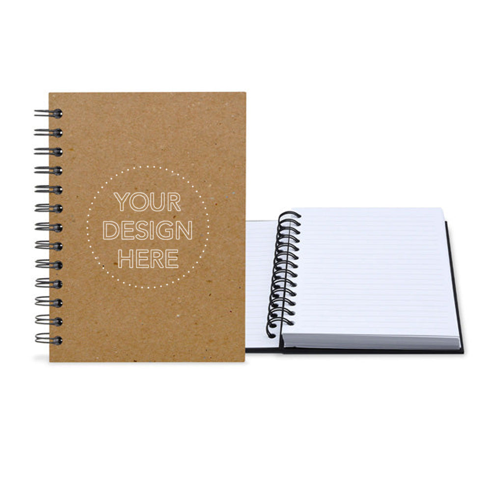 5x7 Classic Spiral Notebook - Recycled Materials - Made in USA