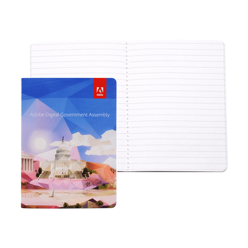 5x7 Notebook with Full-Color Cover - Recycled Materials - Made in USA