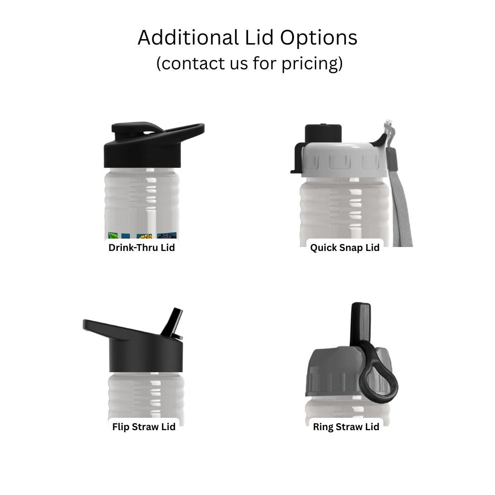 The Flair- Tritan™ Renew 26 oz Flair Bottle lid options.