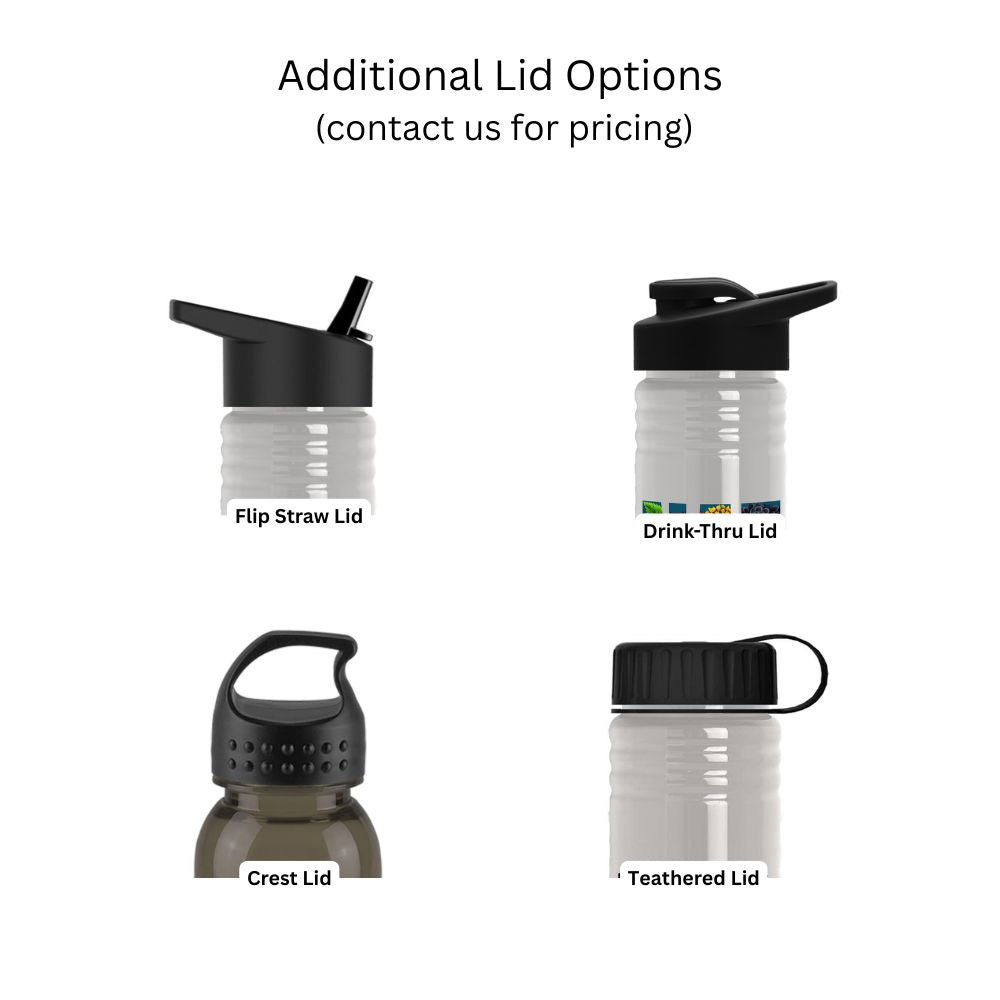 Customizable Tritan™ Renew 24 oz Outdoorsman Bottle lid options.