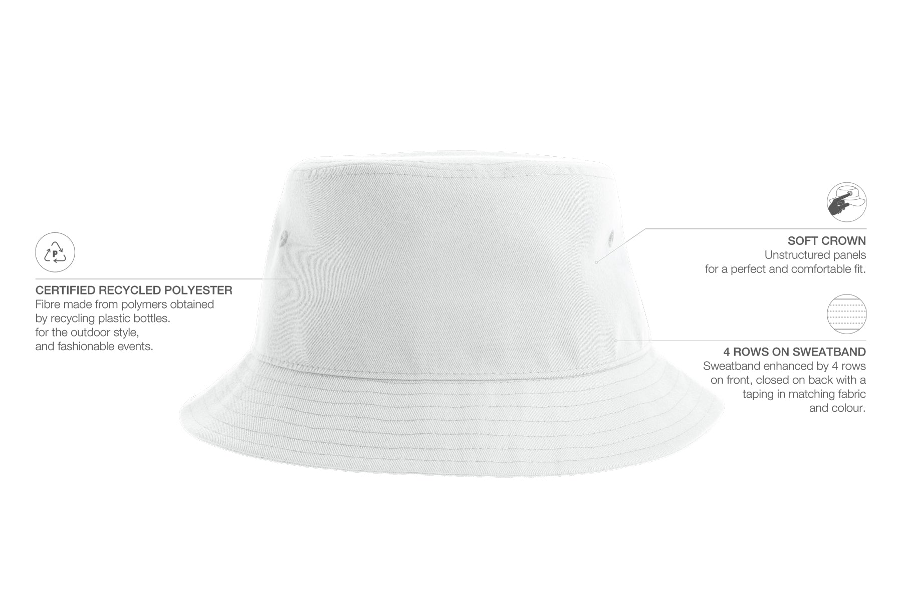 Customizable Atlantis Headwear Geob Bucket Hat