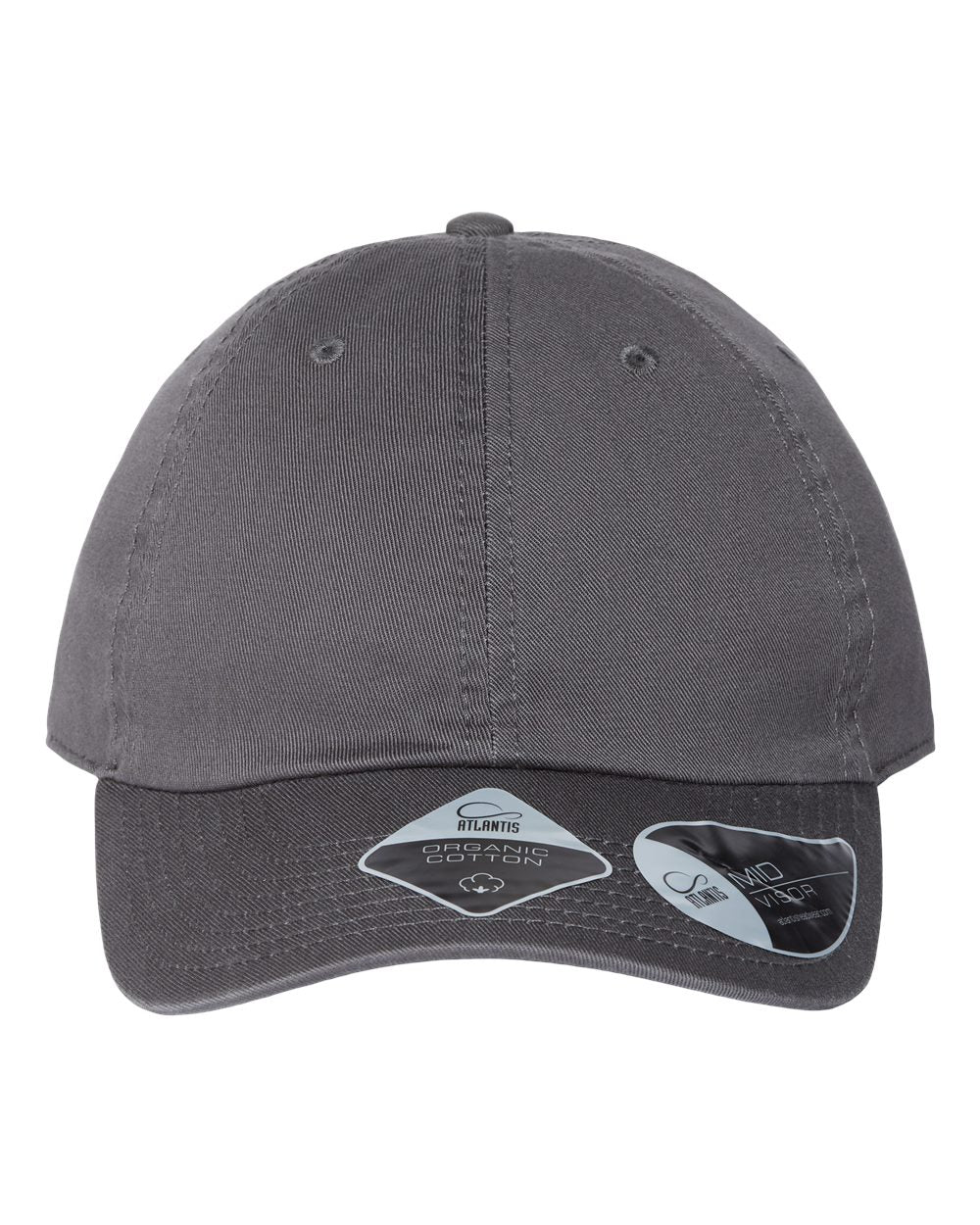 Customizable Atlantis Headwear Organic Cotton Fraser Hat in gray
