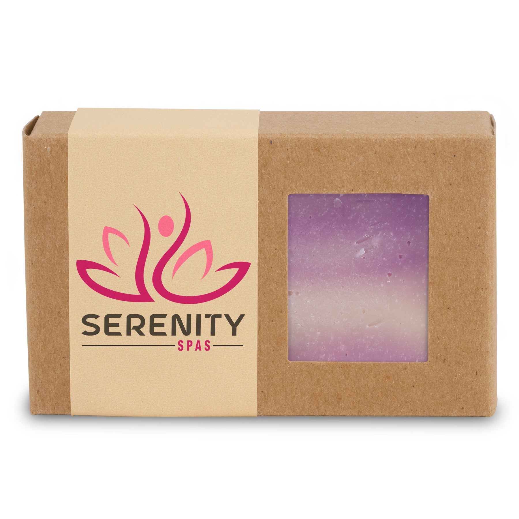 Customizable Luxurious Herbal Soaps in Eco-Box in Lavender.