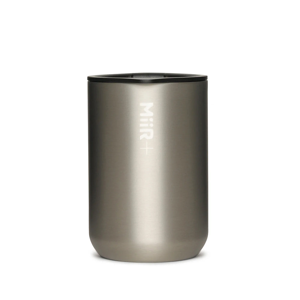 Customizable Miir® Climate+ 1 oz Tumbler in silver.