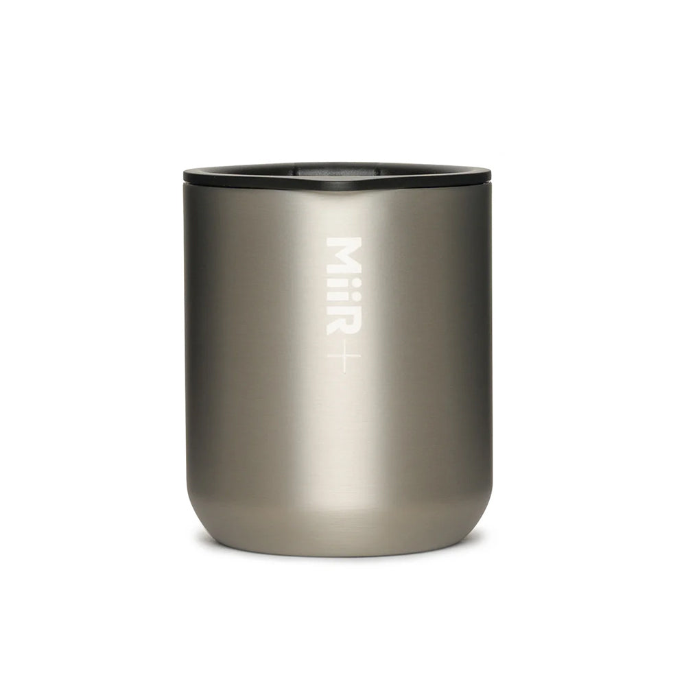 Customizable Miir® Climate+ 12 oz Tumbler in silver.