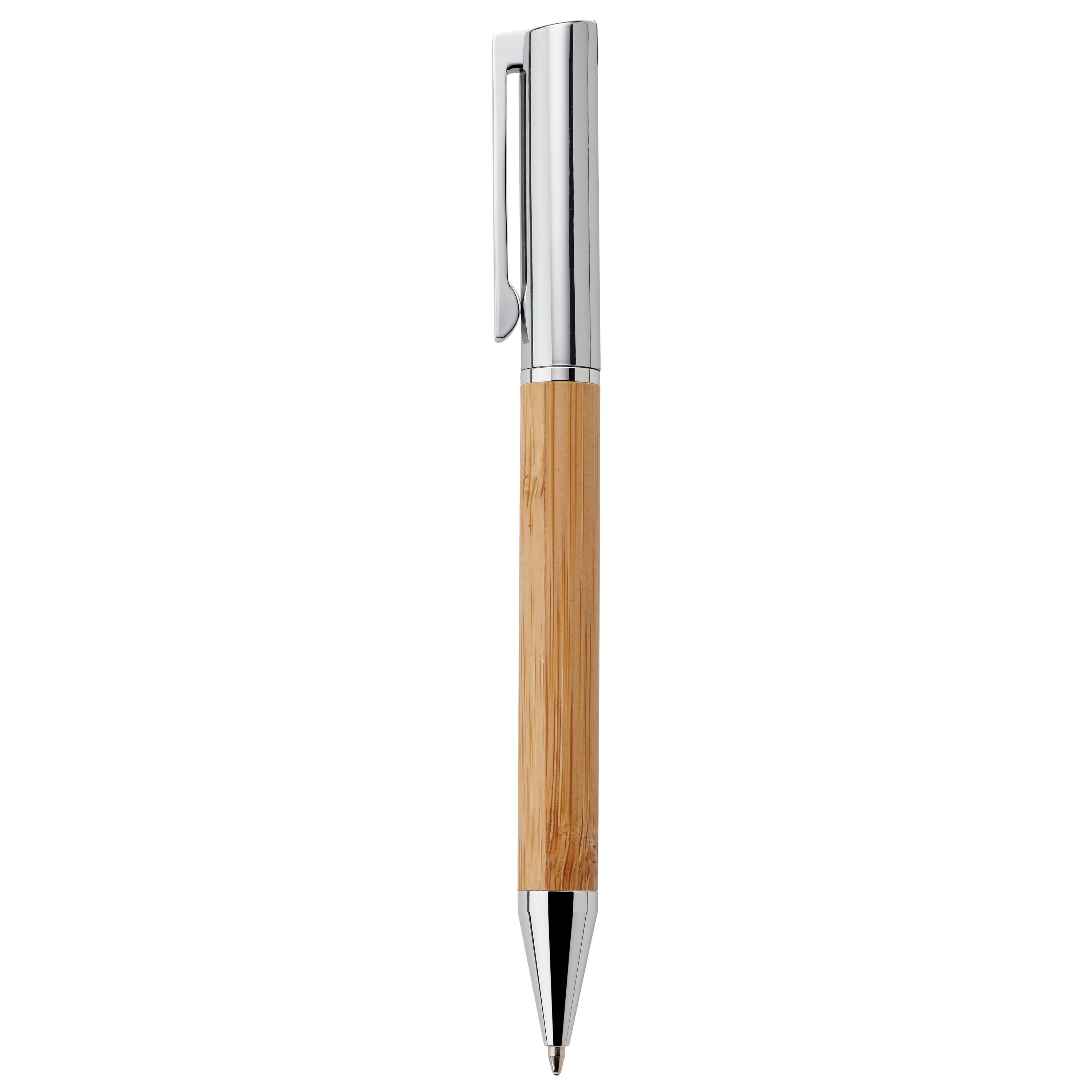 Customized Belmond bamboo ballpoint pen in natural.