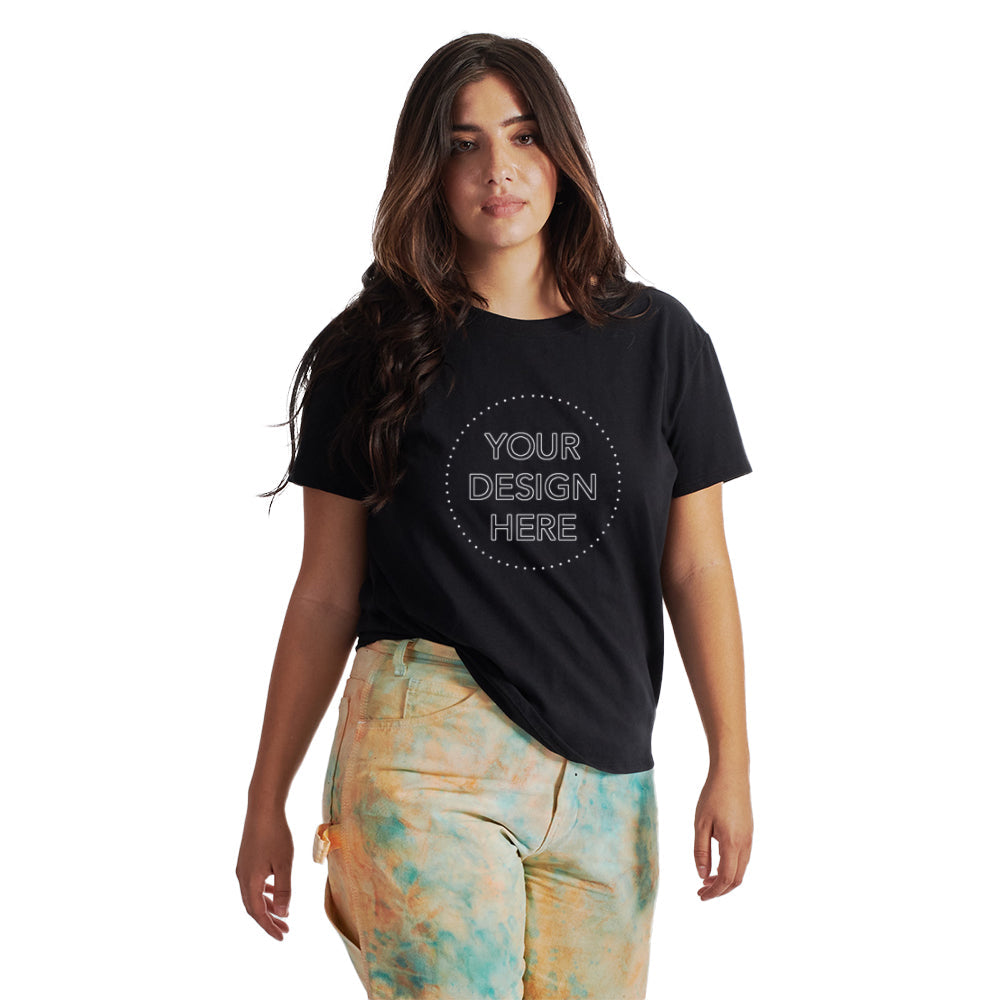 Customizable Everywhere Apparel Women's Recycled Cotton T-Shirt