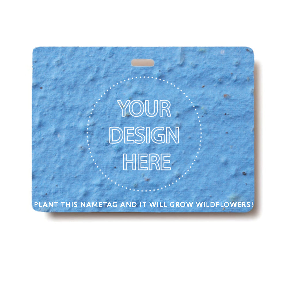 Color Seed Paper Name Badge
