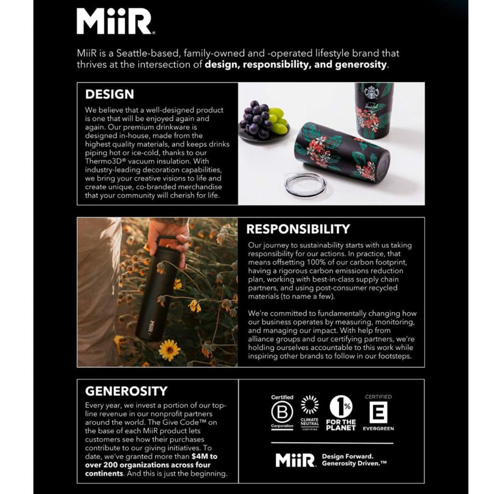 Customizable Miir® 20 oz Insulated Wide-Mouth Bottle