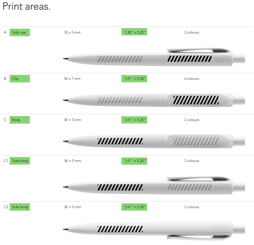 Prodir® True Biotic DS8 Home-Compostable Pen