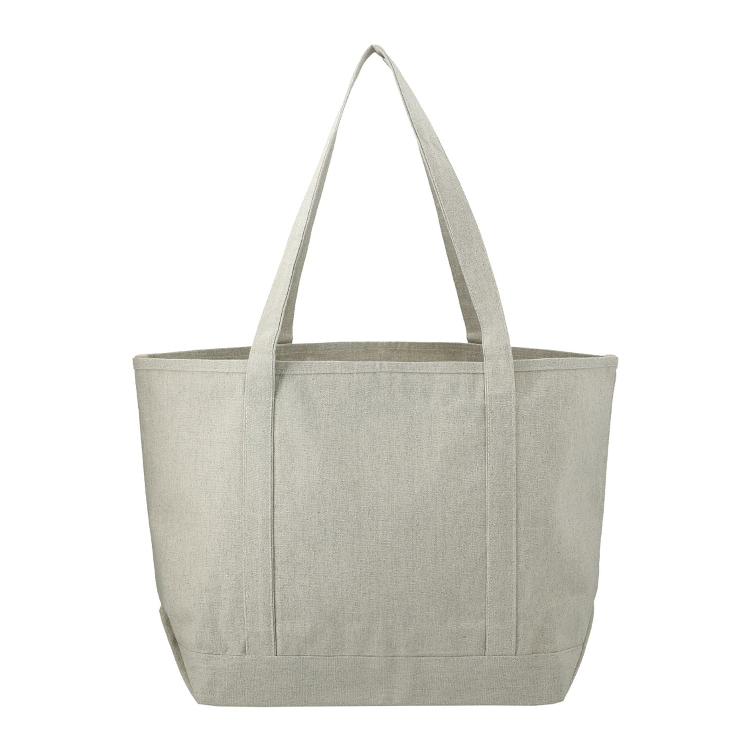 Customizable Repose 10oz Recycled Cotton Boat Tote in gray.