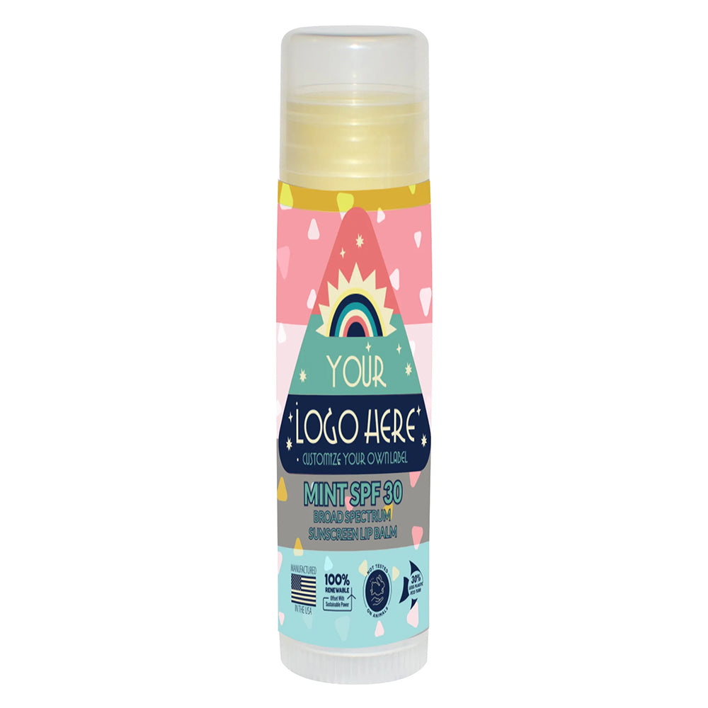 custom SPF 30 lip balm
