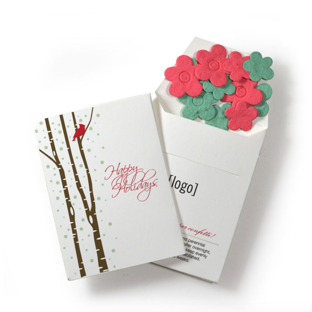 Pocket Garden Seed Paper - Holiday Celebrations, happy holidays.