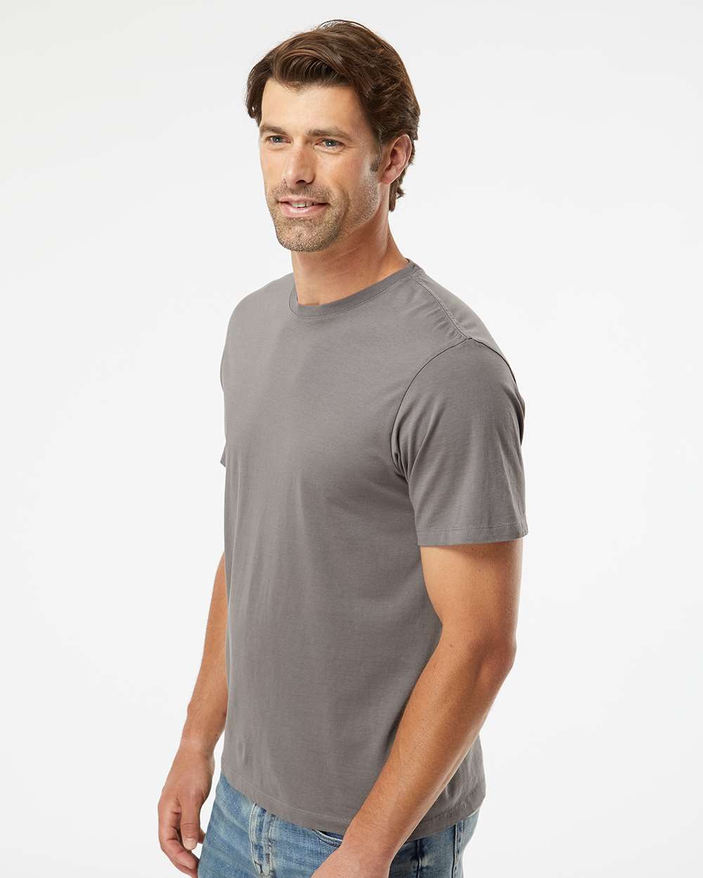 Softshirts® Unisex Organic Cotton T-shirt in Graphite
