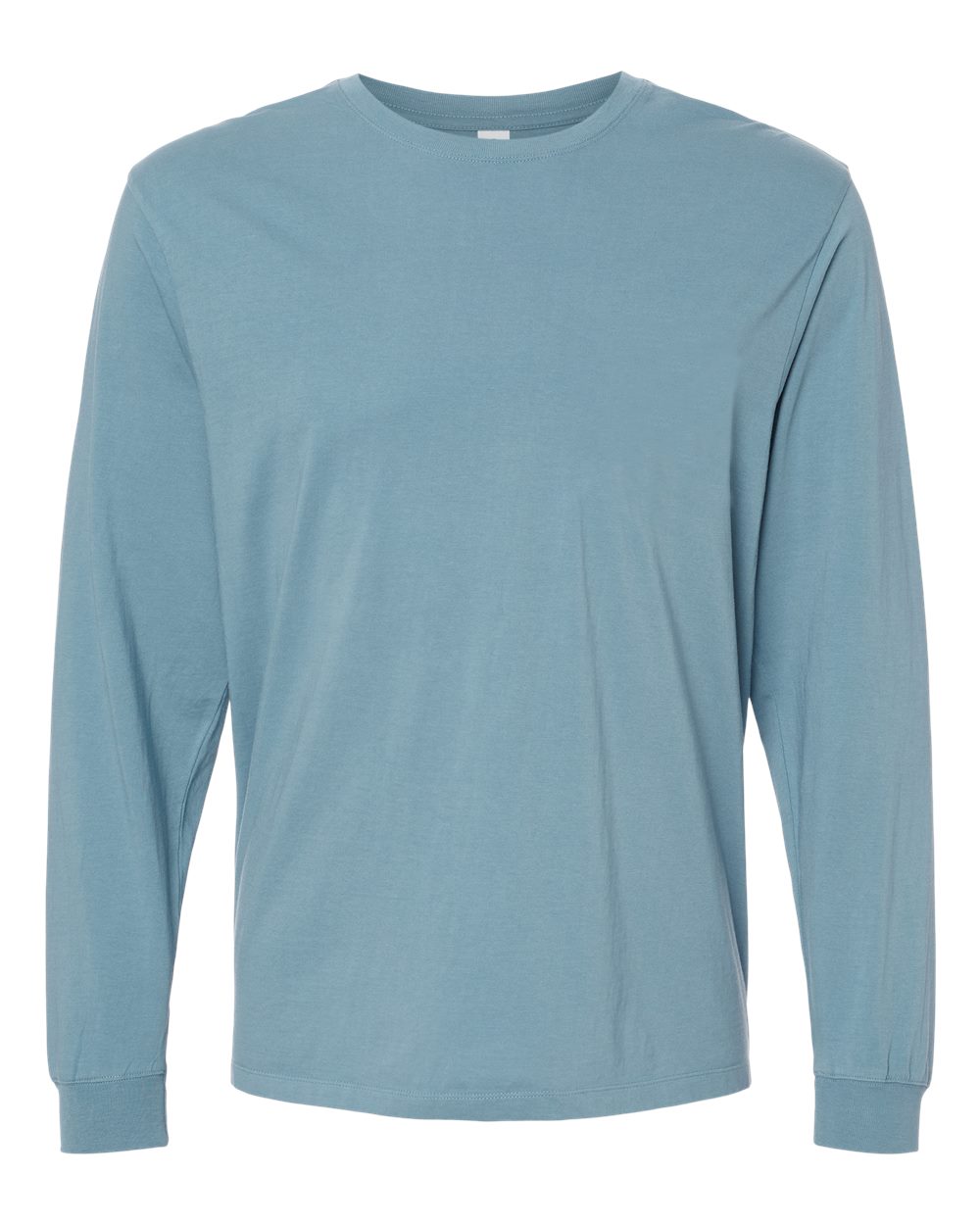 Softshirts® Unisex Organic Cotton Long-Sleeve Shirt in blue