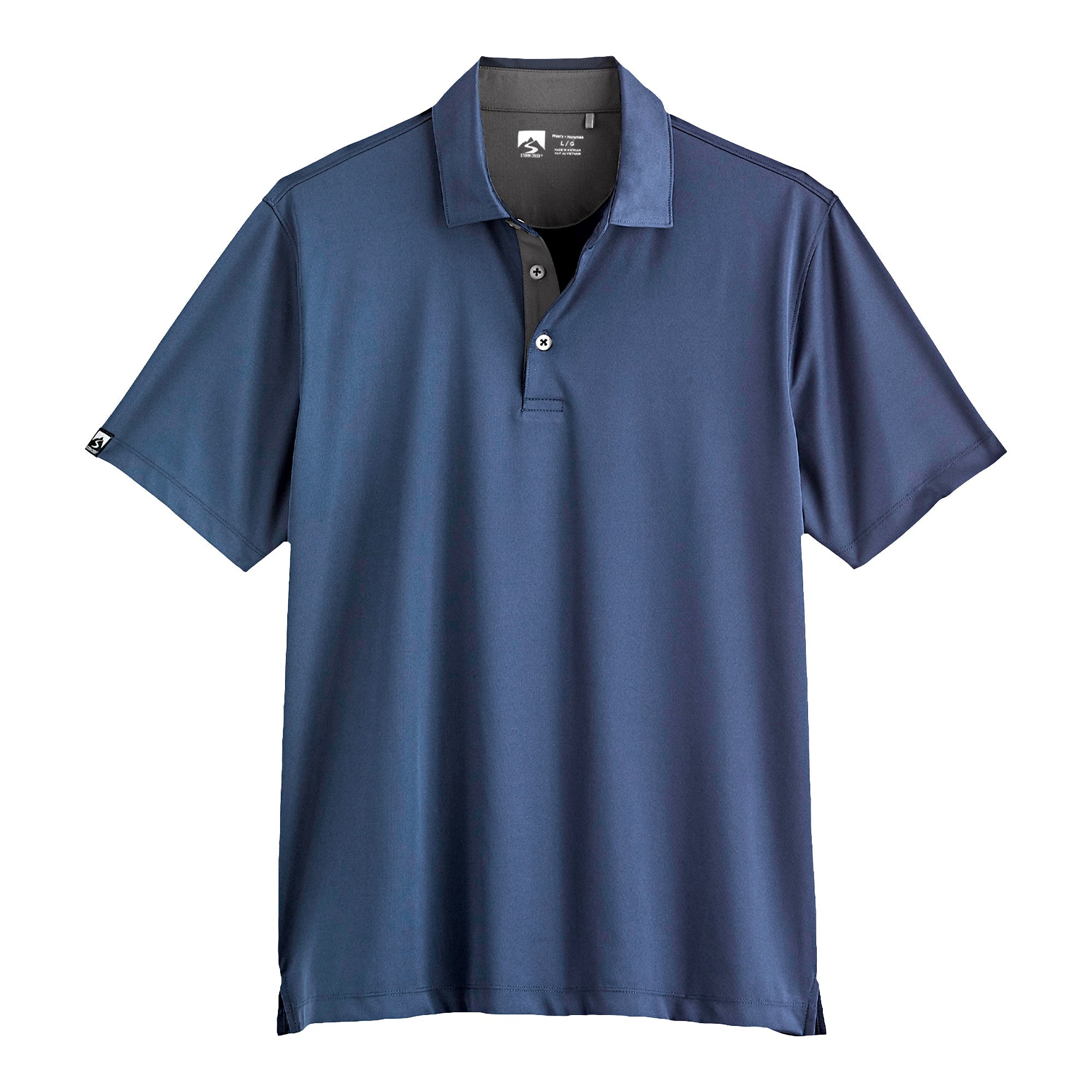 Storm Creek® Men's Recycled Visionary III Polo in blue.